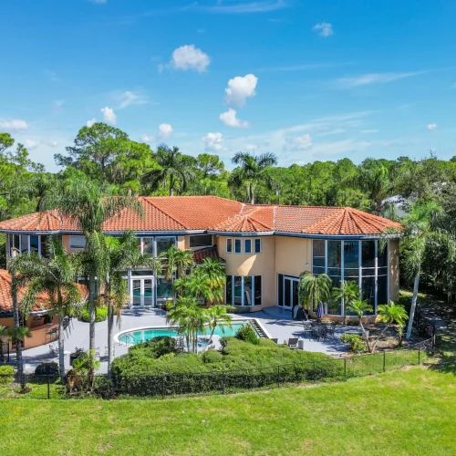 Luxury treatment center mansion exterior